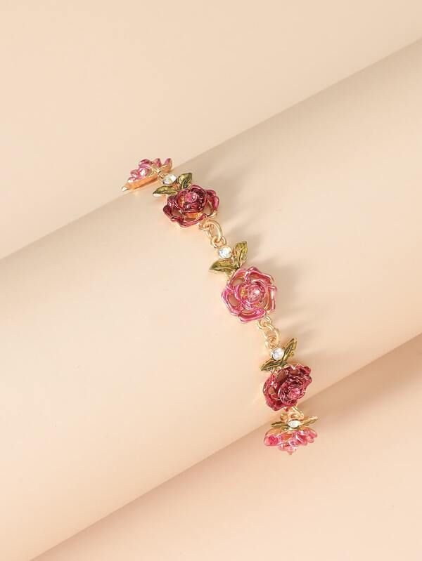 PInk Roses Bracelete